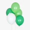 New My Little Day Balloons: Trio Of 10 Green Balloons
