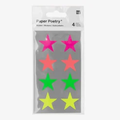 Hot Rico Design Big Neon Stars Stickers