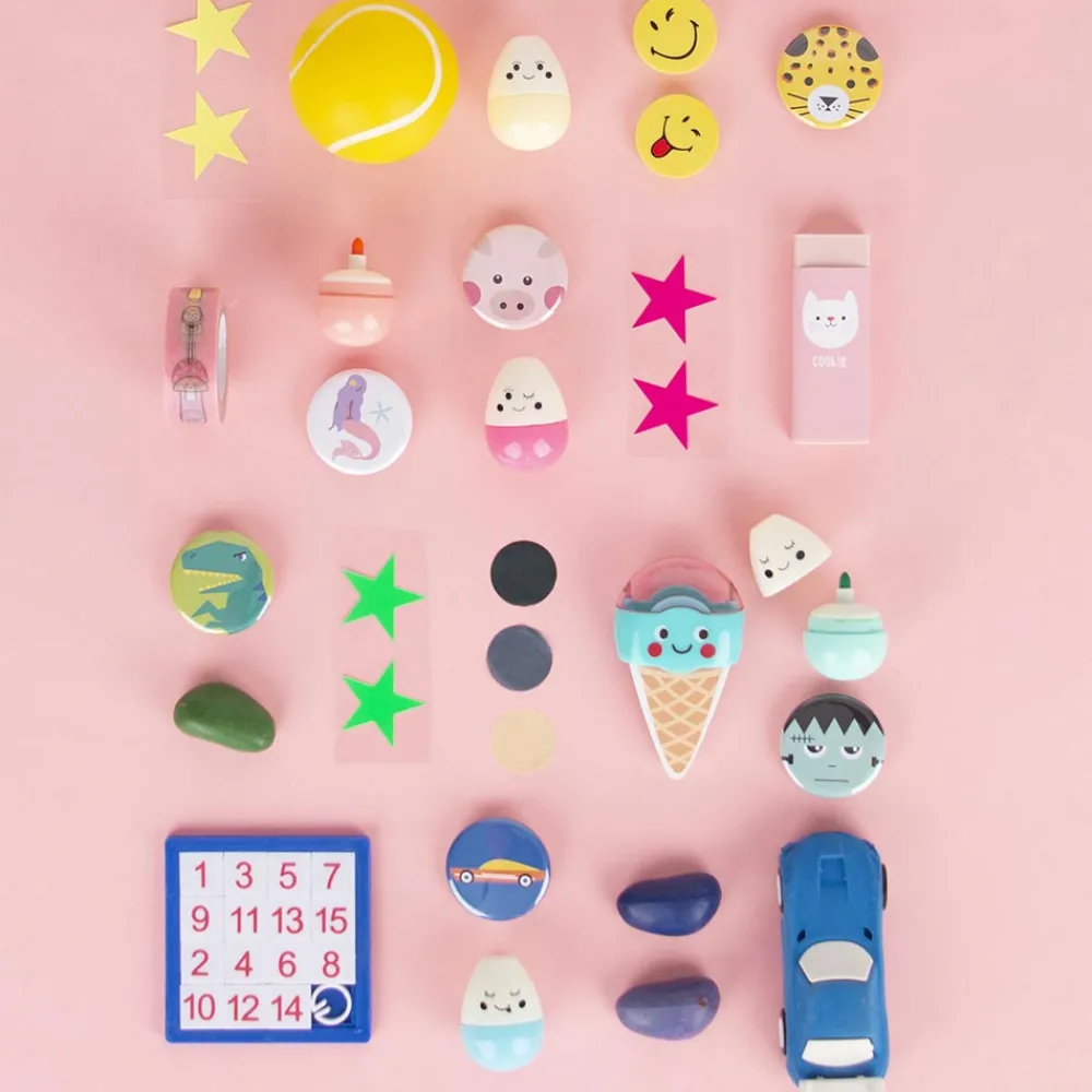 Hot Rico Design Big Neon Stars Stickers