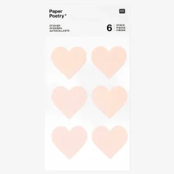 Cheap Rico Design Big Powder Pink Heart Sticker