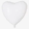 Cheap Party Deco Big White Heart Helium Balloon