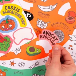 Discount Omy Bilingual Fruits And Vegetables Poster