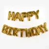 Discount Party Deco Birthday Balloon - Golden Happy Birthday