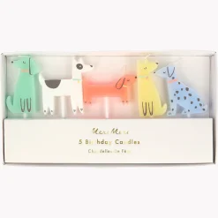 Flash Sale Meri Meri Birthday Candle: 5 Dog Candles