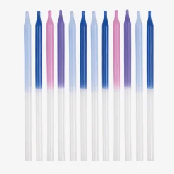 Fashion Unique Party Birthday Candle: 12 Iridescent Candles