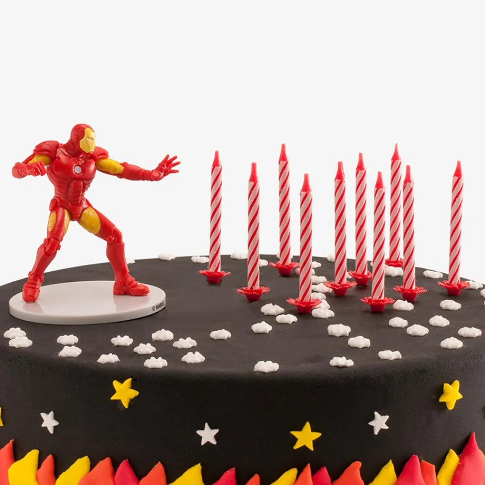 Flash Sale Dekora Birthday Candle: 10 Iron Man Candles
