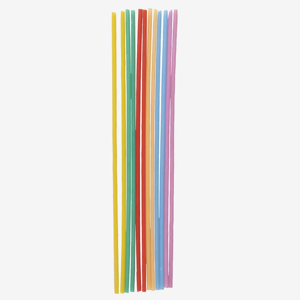 Clearance Ginger Ray Birthday Candle: 12 Multicolored Candles