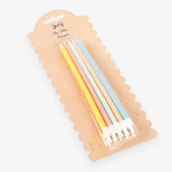 Outlet Arty Fêtes Factory Birthday Candle: 10 Pastel Candles
