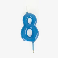 Discount My Little Day Birthday Candle: Blue Number Candle