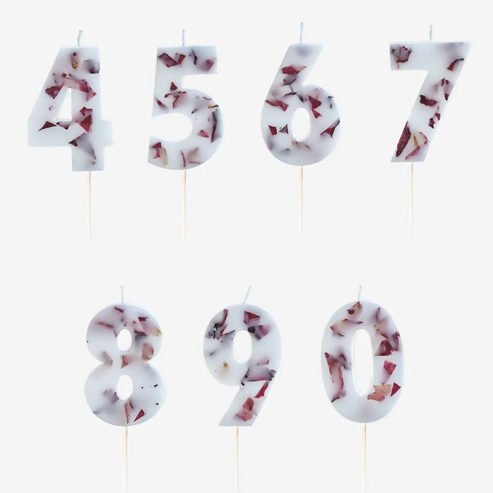 Sale Ginger Ray Birthday Candle Flower Petals