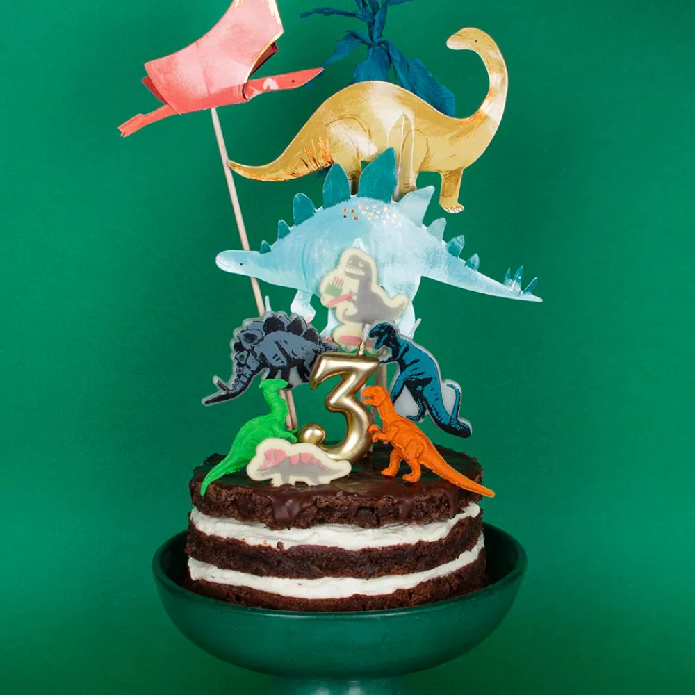 Cheap My Little Day Birthday Candle: Golden Number Candle