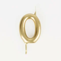 Cheap My Little Day Birthday Candle: Golden Number Candle