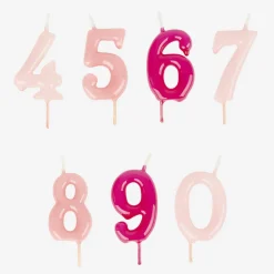 Hot My Little Day Birthday Candle: Pink Number Candle