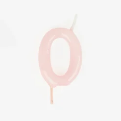 Hot My Little Day Birthday Candle: Pink Number Candle