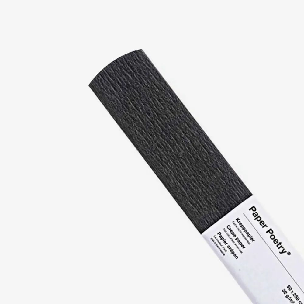 New Rico Design Black Crepe Paper