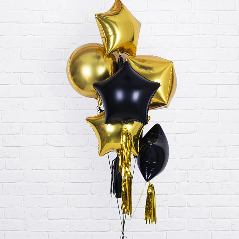 Clearance Party Deco Black Star Balloon