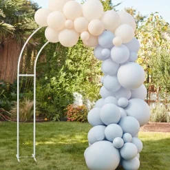 Discount Ginger Ray Blue And Nude Balloon Arch