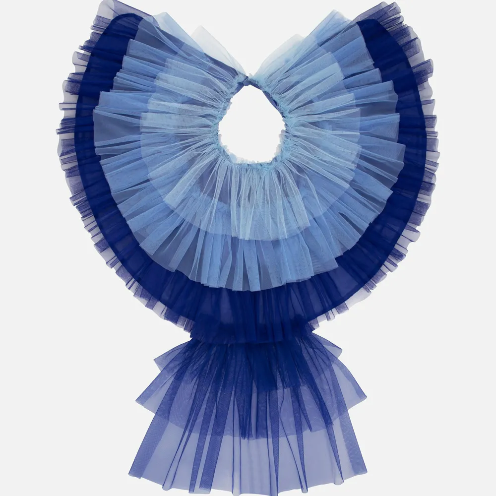 Best Meri Meri Blue Bird Costume: Tulle Cape And Velvet Headpiece And Sequined Fabric