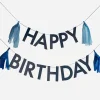 Outlet Ginger Ray Blue Happy Birthday Garland