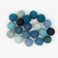 Shop Rico Design Blue Mixed Felt Balls