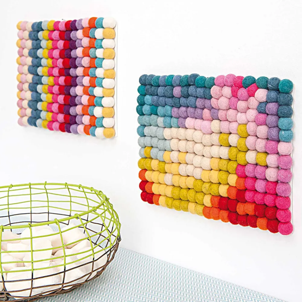 Shop Rico Design Blue Mixed Felt Balls