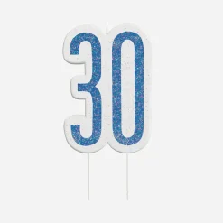 Online Unique Party Blue 30Th Anniversary Candle