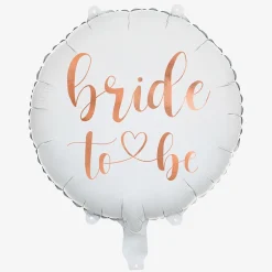 Outlet Party Deco Bride To Be Balloon White And Rose Gold