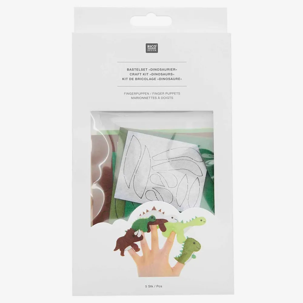 Store Rico Design Buildable Felt Hand Puppet: Dinosaur