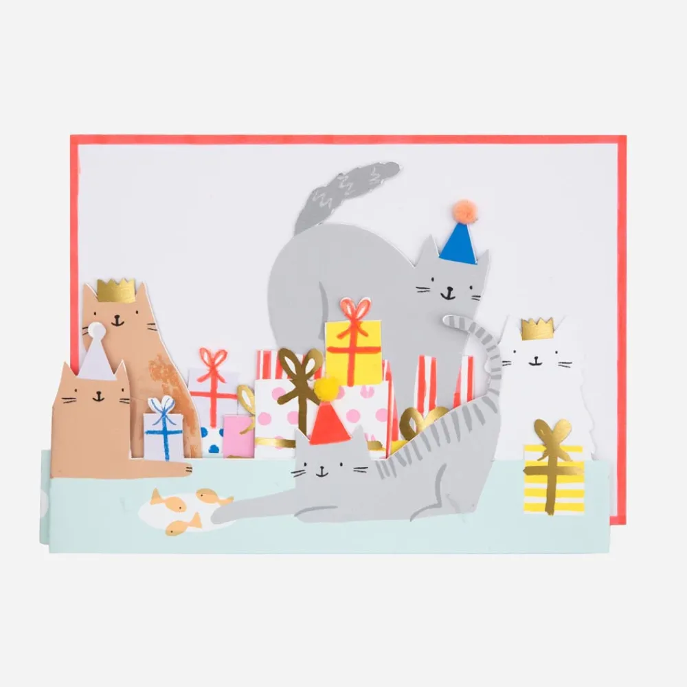 Best Meri Meri Cats Day Accordion Card