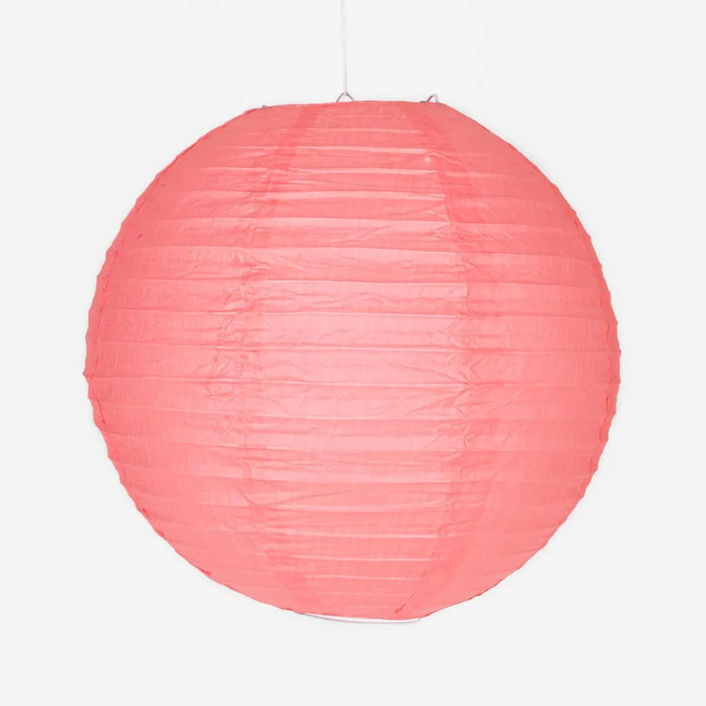 Flash Sale Party Pro Chinese Lantern Coral