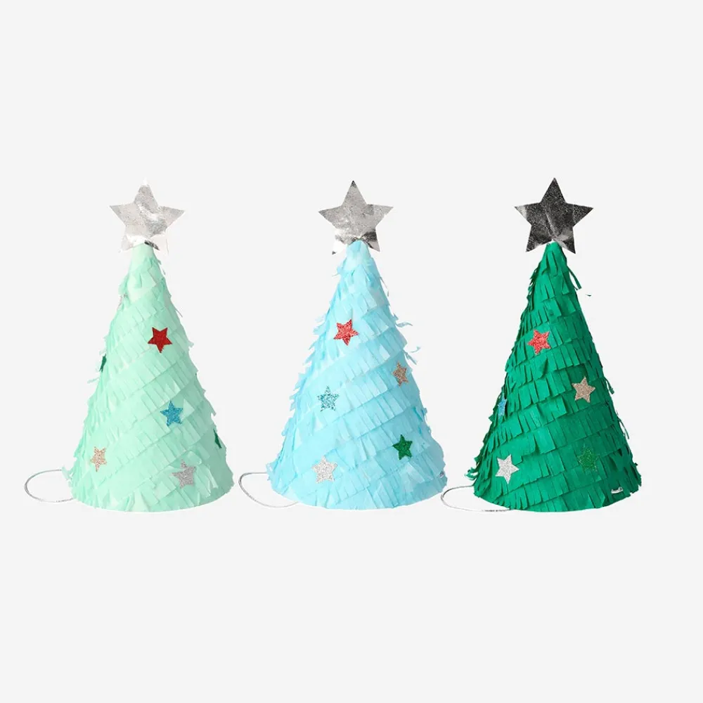 Shop Meri Meri Christmas - 6 Christmas Tree Hats