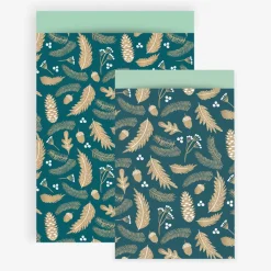 Online House of Products Christmas - 1 Green Christmas Foliage Paper Pouch