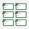 Discount Party Pro Christmas - 12 Holly Gift Tags