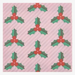Discount Rico Design Christmas - 20 Holly Leaf Napkins