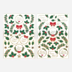 Sale Party Pro Christmas - 70 Holly Stickers