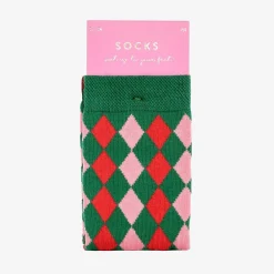 Store Party Deco Christmas - 1 Pair Of Christmas Socks