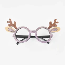 Discount Party Pro Christmas - 1 Pair Of Reindeer Glasses