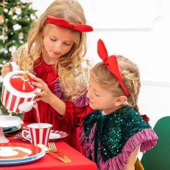 Cheap Party Deco Christmas - 1 Red Bow Headband