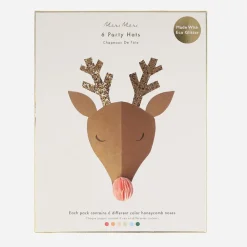 Flash Sale Meri Meri Christmas - 6 Reindeer Hats