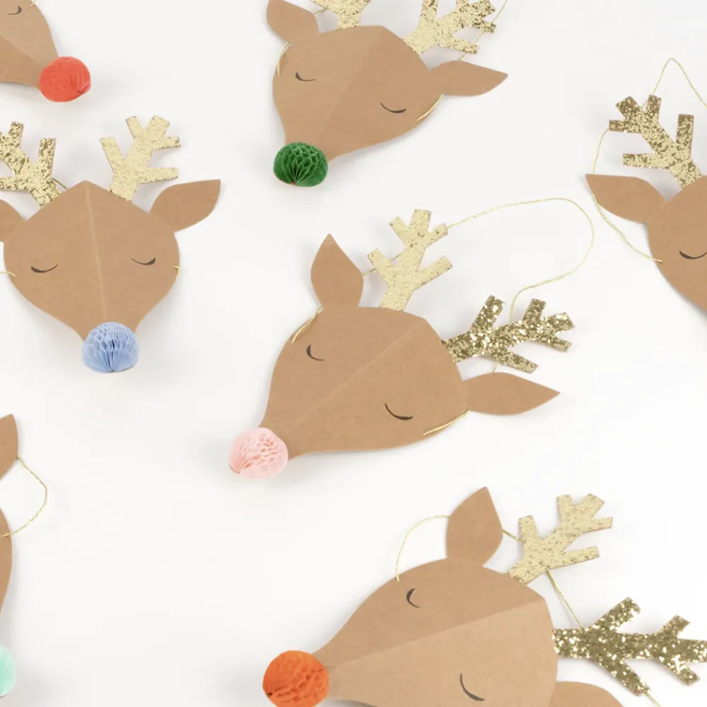 Flash Sale Meri Meri Christmas - 6 Reindeer Hats