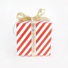 Clearance Party Pro Christmas - 1 Roll Of Red Diagonal Wrapping Paper