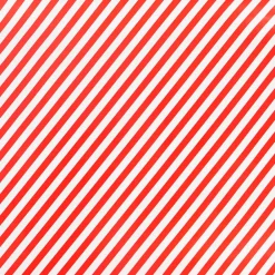 Clearance Party Pro Christmas - 1 Roll Of Red Diagonal Wrapping Paper