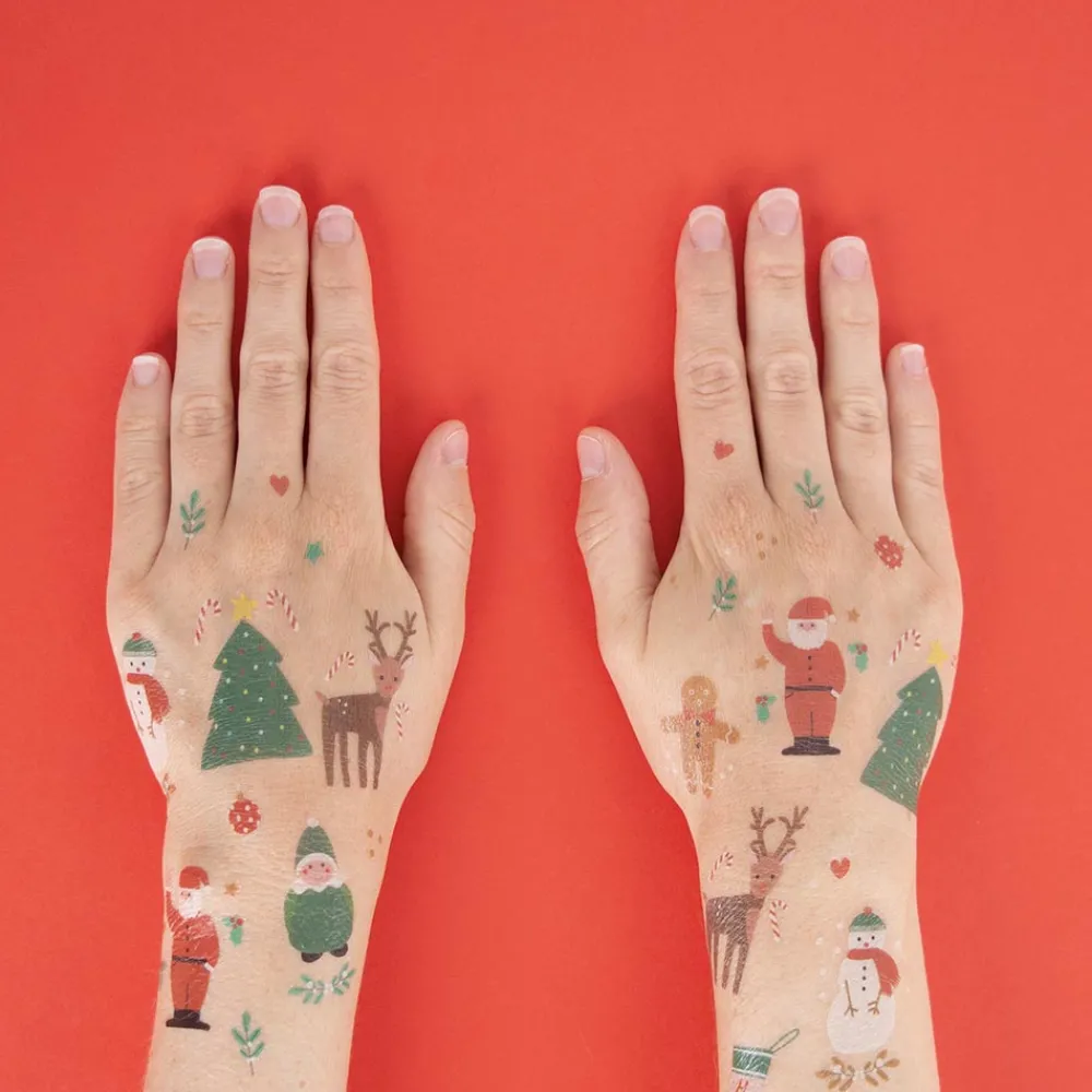 Clearance My Little Day Christmas - 1 Sheet Of 8 Christmas Tattoos