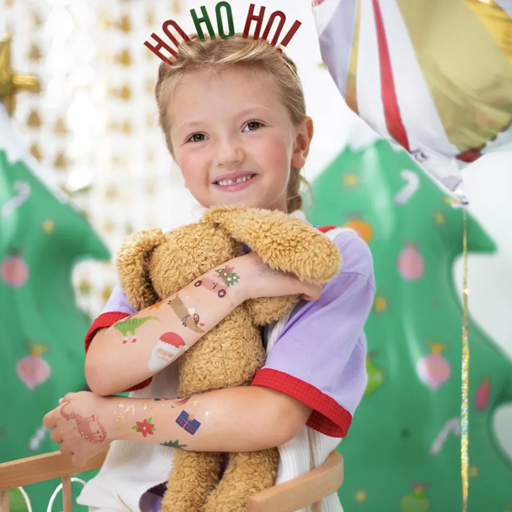 Cheap Party Deco Christmas - 1 Sheet Of Christmas Tattoos