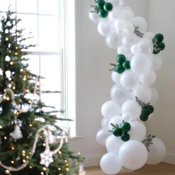 New Ginger Ray Christmas - Christmas Balloon Arch With Fir Branches