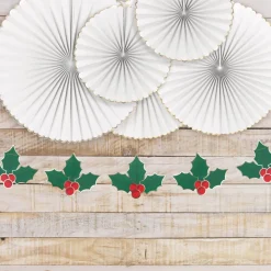 Outlet Party Pro Christmas - Christmas Holly Garland