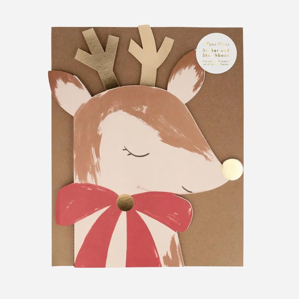 Flash Sale Meri Meri Christmas - Christmas Notebook With Coloring And Stickers