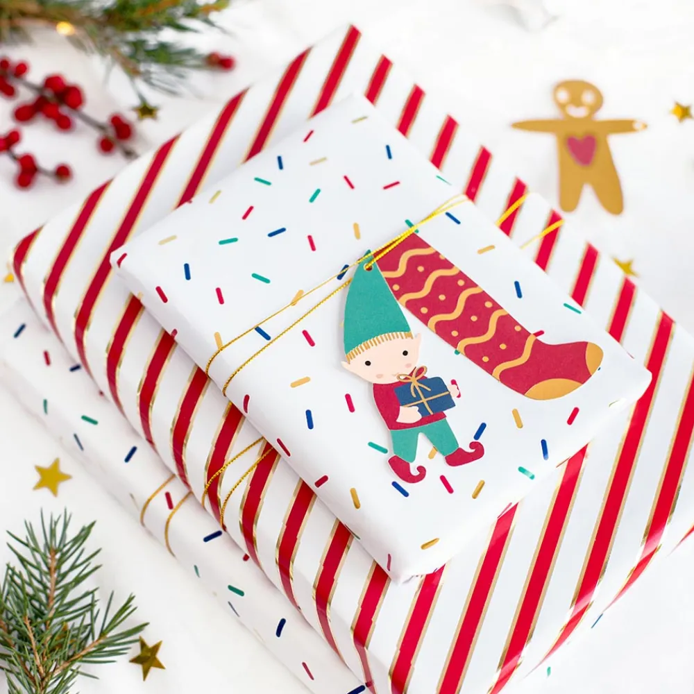 Online Party Deco Christmas - Gifts Tags Santa Claus