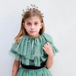 Fashion Mimi & Lula Christmas - Green Tulle Christmas Tree Cape