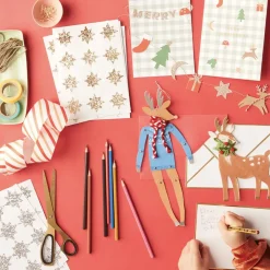 Outlet Meri Meri Christmas - Greeting Card And Christmas Wreath